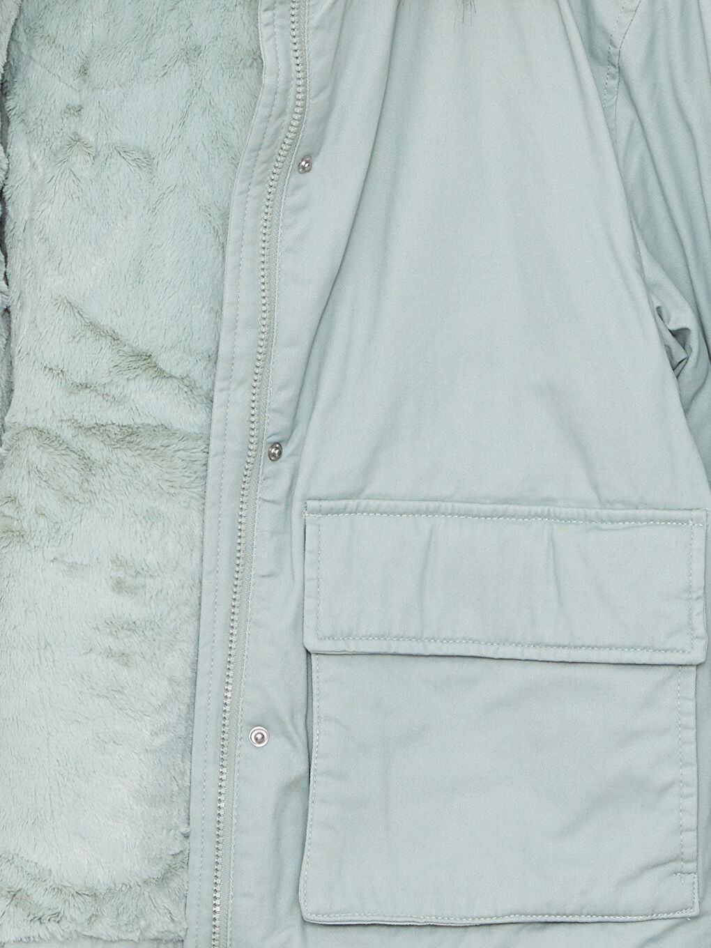 Hooded Regular Long Sleeve Women's Parka-10