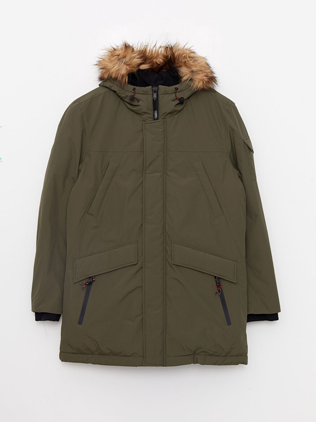 LCW Casual Standardni Jednostavni Debeli Muški Parka Sa Kapuljačom -W22722Z8-HCZ