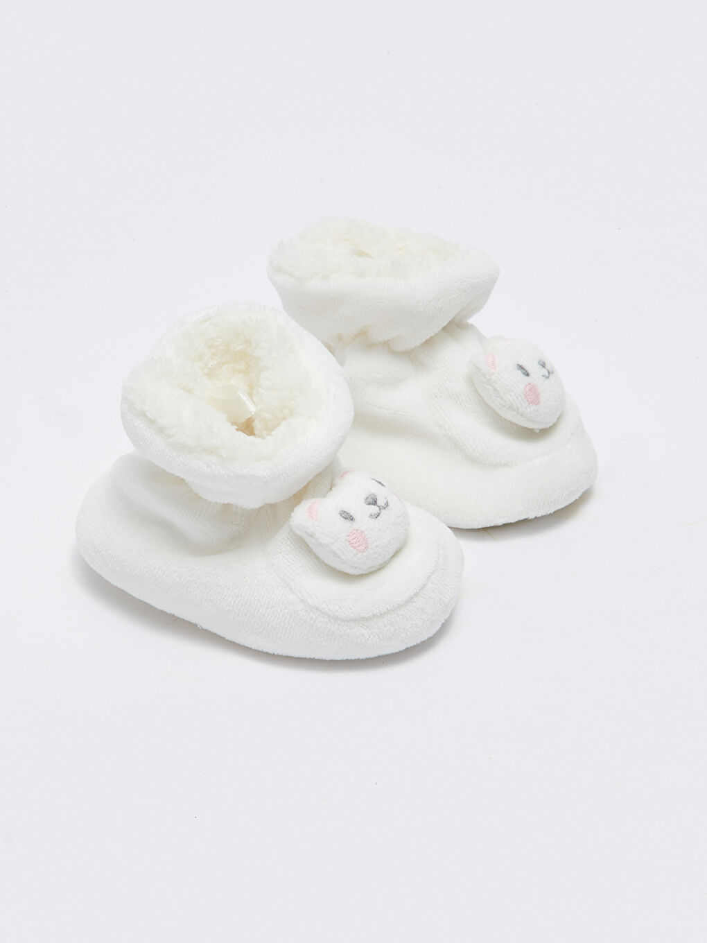 LCW STEPS Embroidery Detailed Appliqué Pre-Toddler Baby Girl House Boot -W22731Z1-J5E