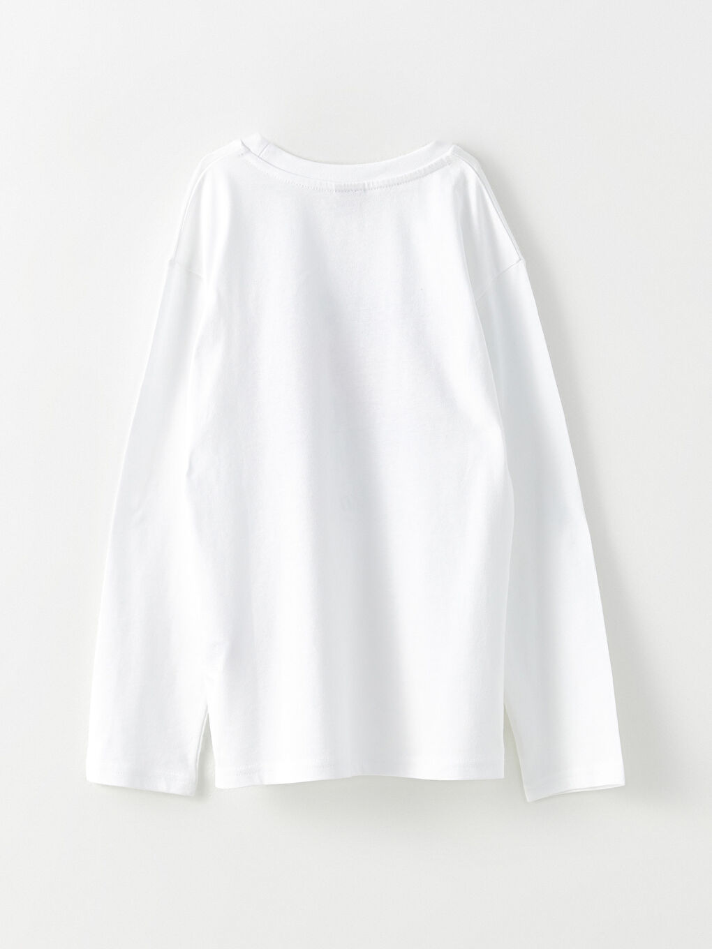 LCW Kids Crew Neck Printed Long Sleeve Cotton Boy T-shirt -W22736Z4-R9K