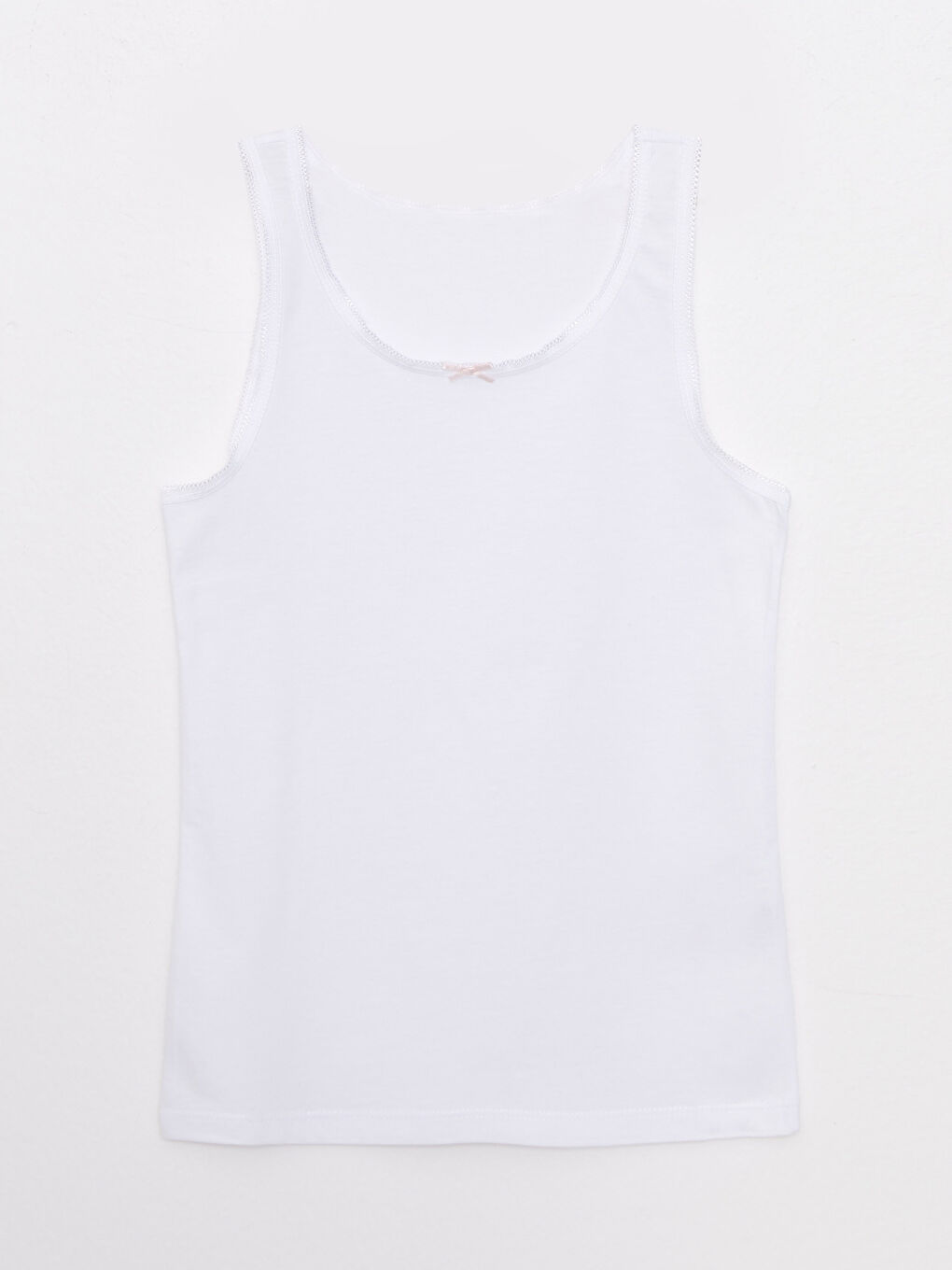 Débardeur Basique en Coton à Col Rond pour Fille en Lot de 2-1