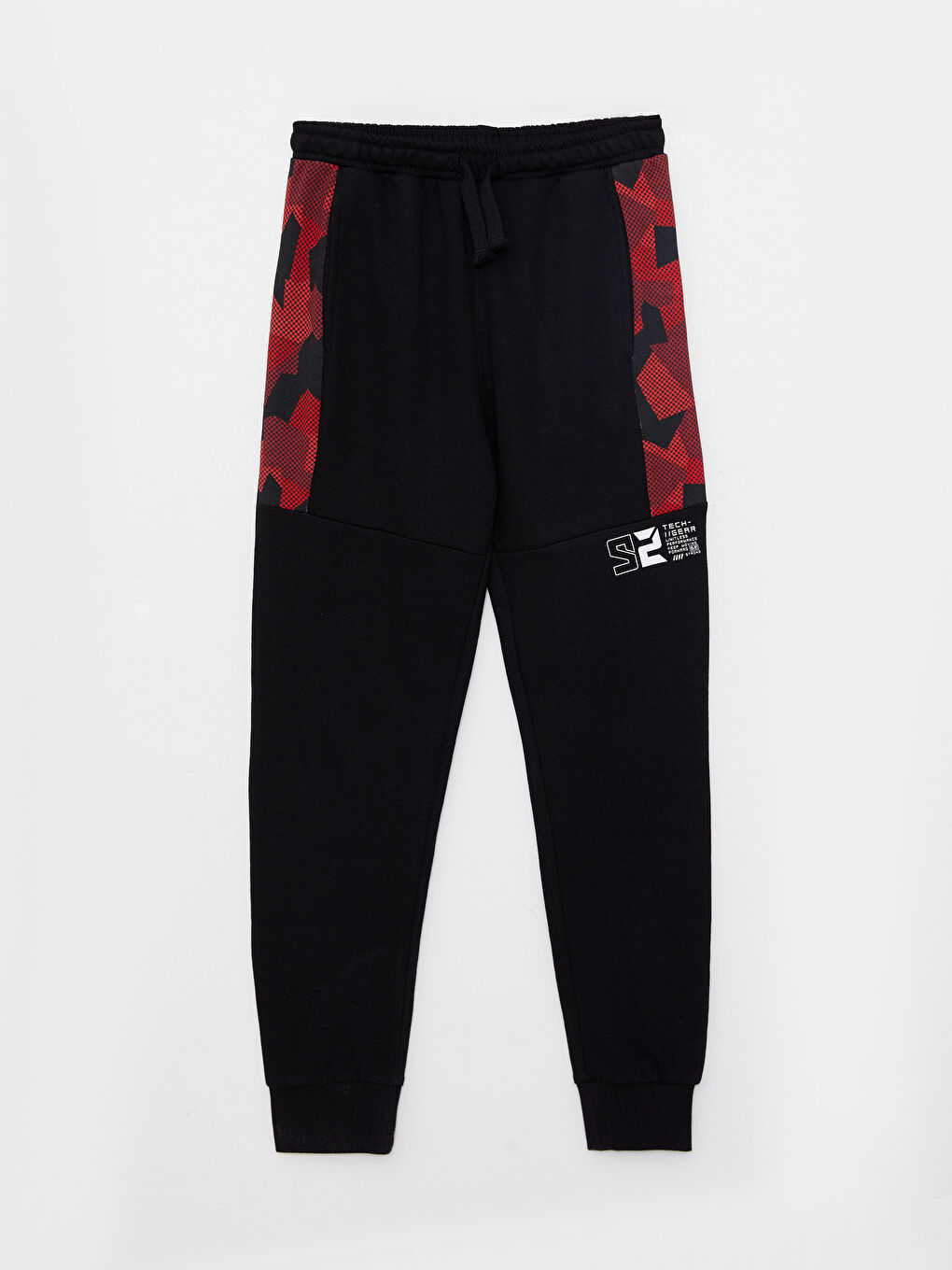 LCW Kids Elastic Waist Printed Boys' Jogger Sweatpants -W22756Z4-CVL