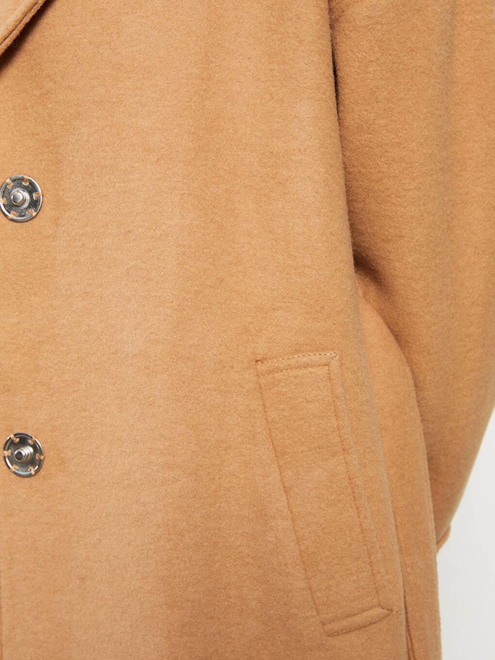 LC Waikiki Jacket Collar Women's Cachet Overcoat -W22757Z8-JLR