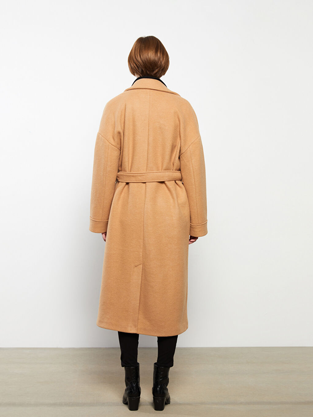 LC Waikiki Jacket Collar Women's Cachet Overcoat -W22757Z8-JLR
