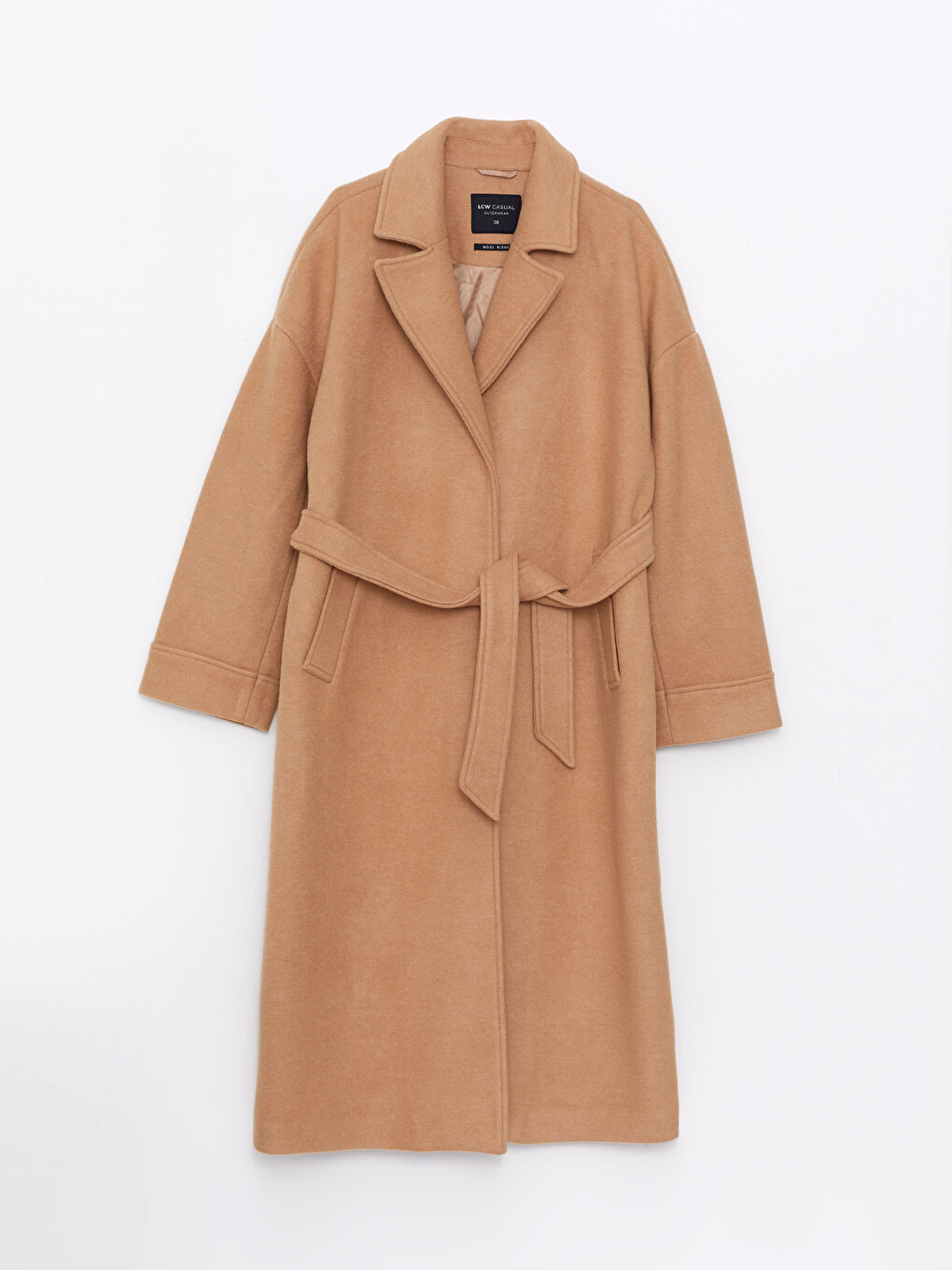 LC Waikiki Jacket Collar Women's Cachet Overcoat -W22757Z8-JLR