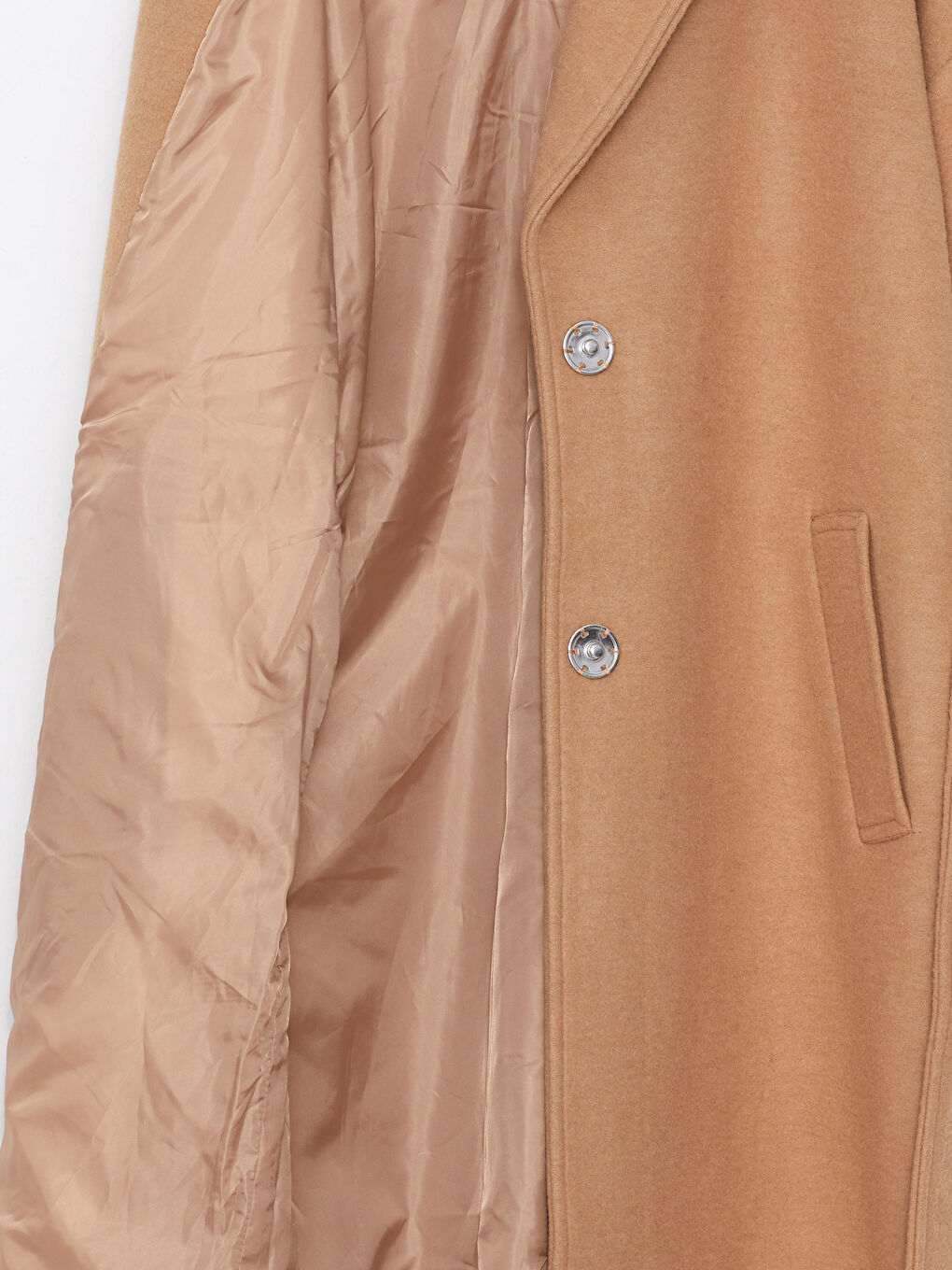 LC Waikiki Jacket Collar Women's Cachet Overcoat -W22757Z8-JLR