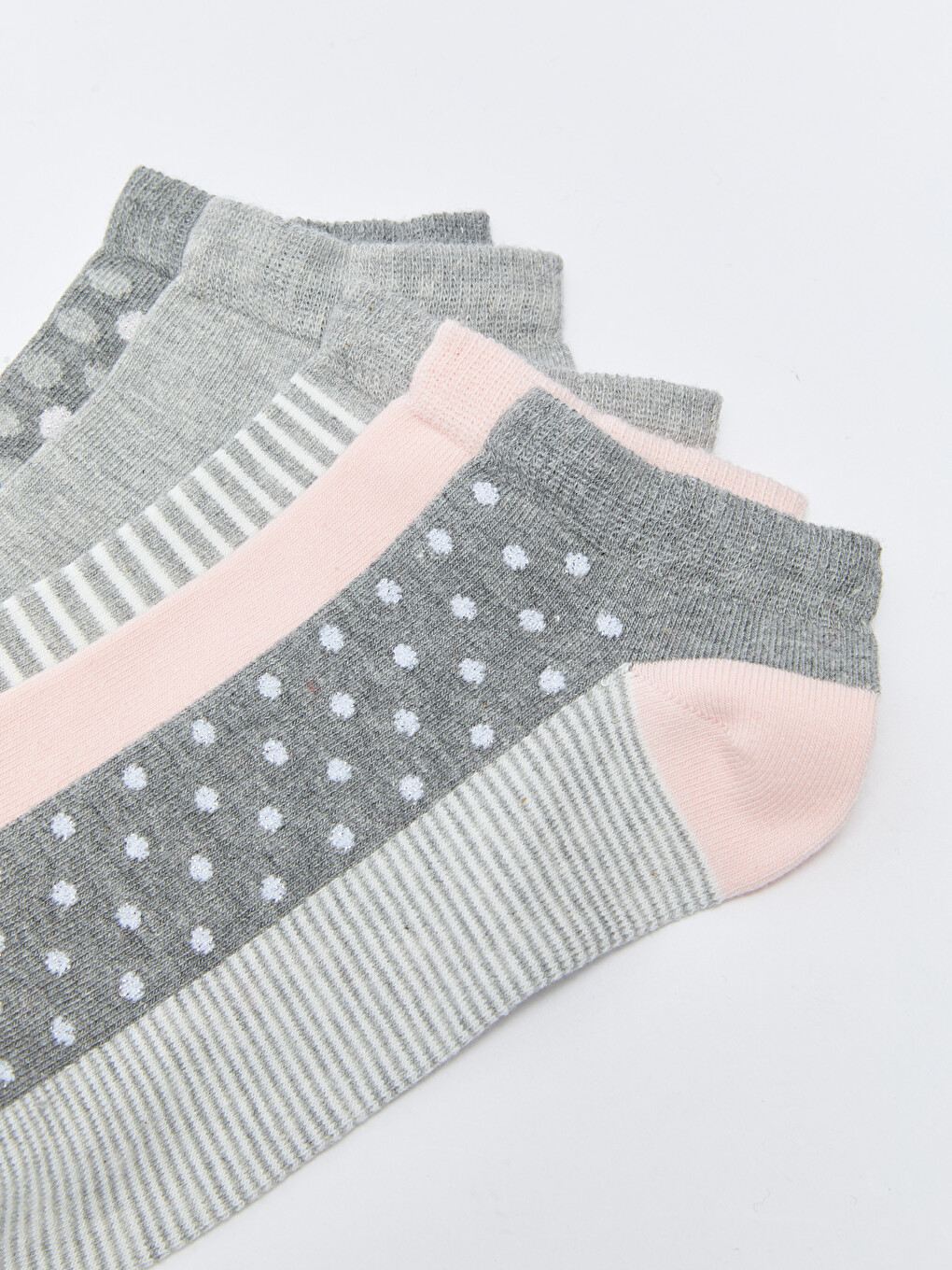 Chaussettes D'entraînement À Motifs Pour Femmes Lot De 5 Pièces-2
