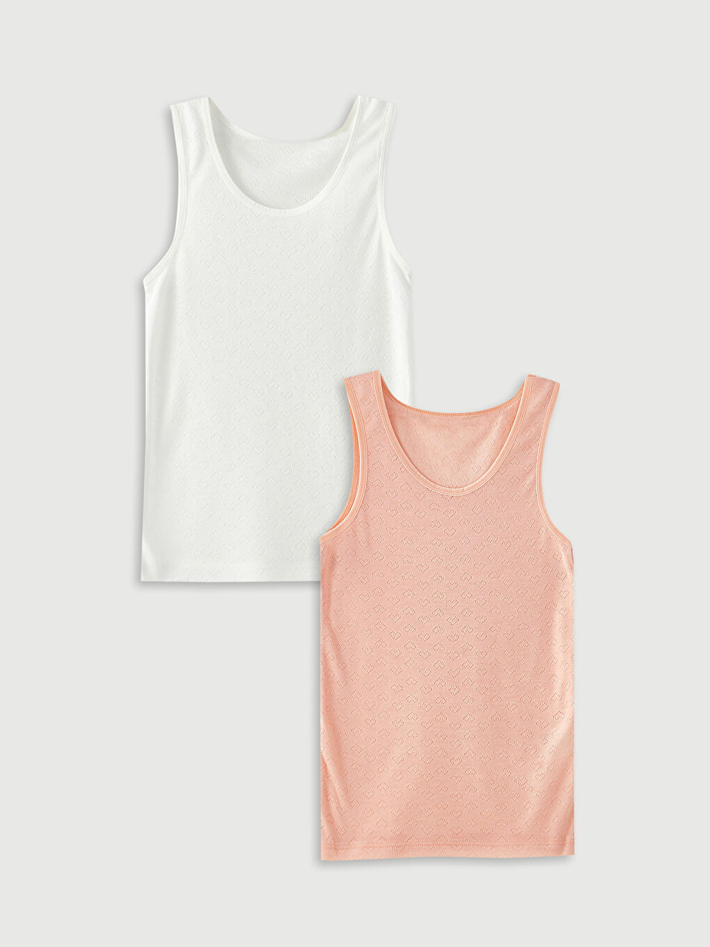 Crew Neck Patterned Girl's Athlete 2 Pack