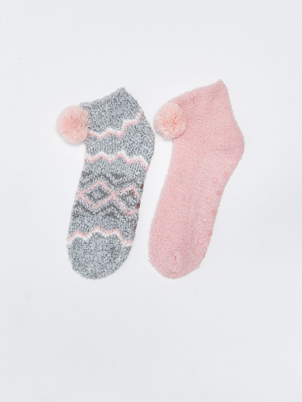 LCW DREAM Patterned Women's Homewear Socks 2 Pack -W22796Z8-H0M