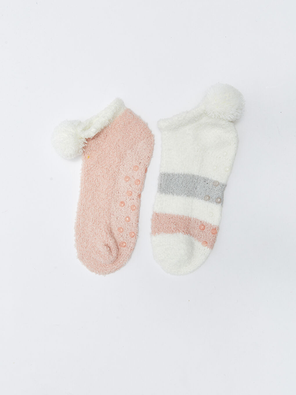 LCW DREAM Gemusterte Homewear-Socken für Damen 2er-Pack -W22797Z8-EEW