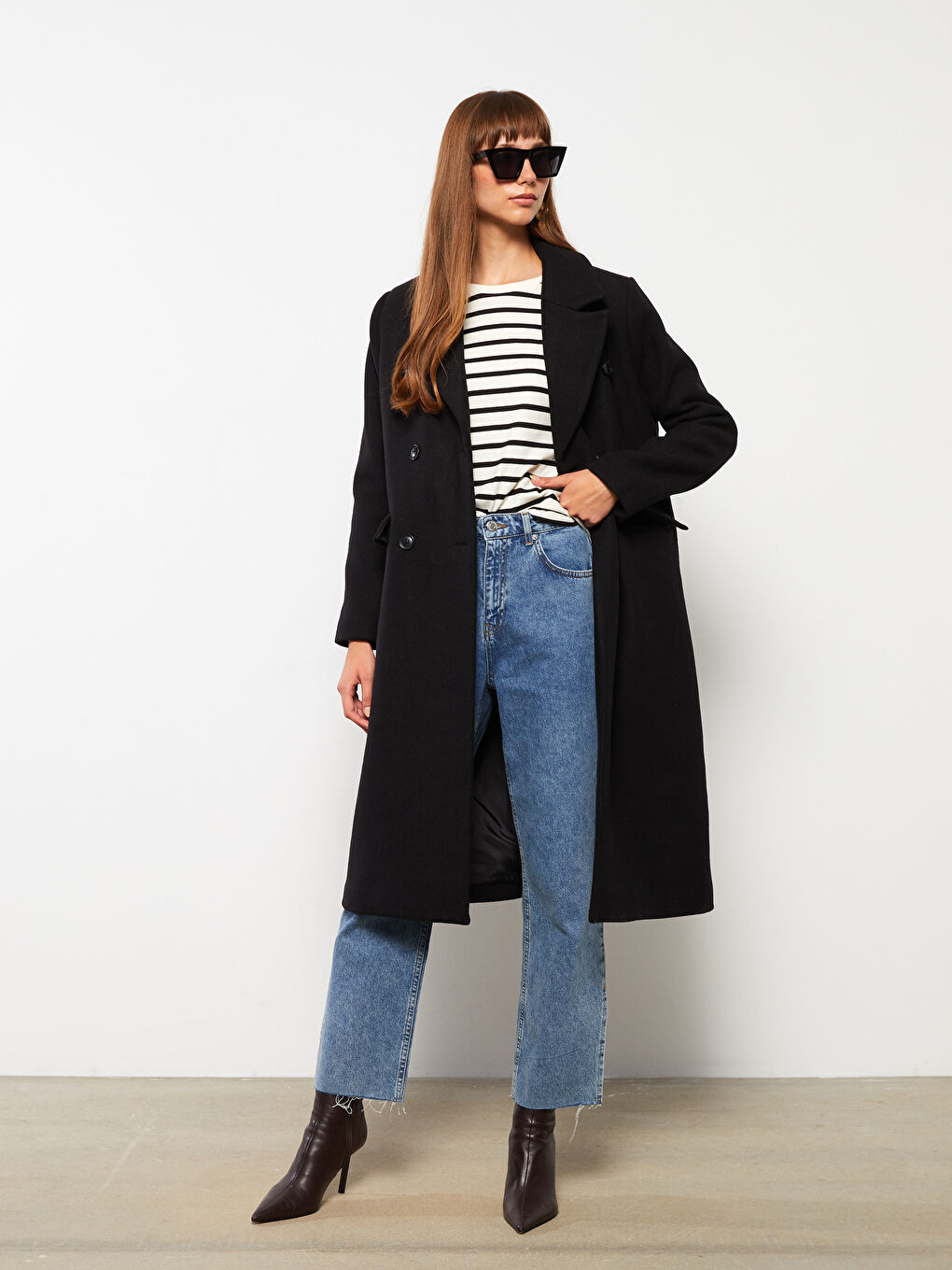 Jacket Collar Women's Cachet Overcoat
