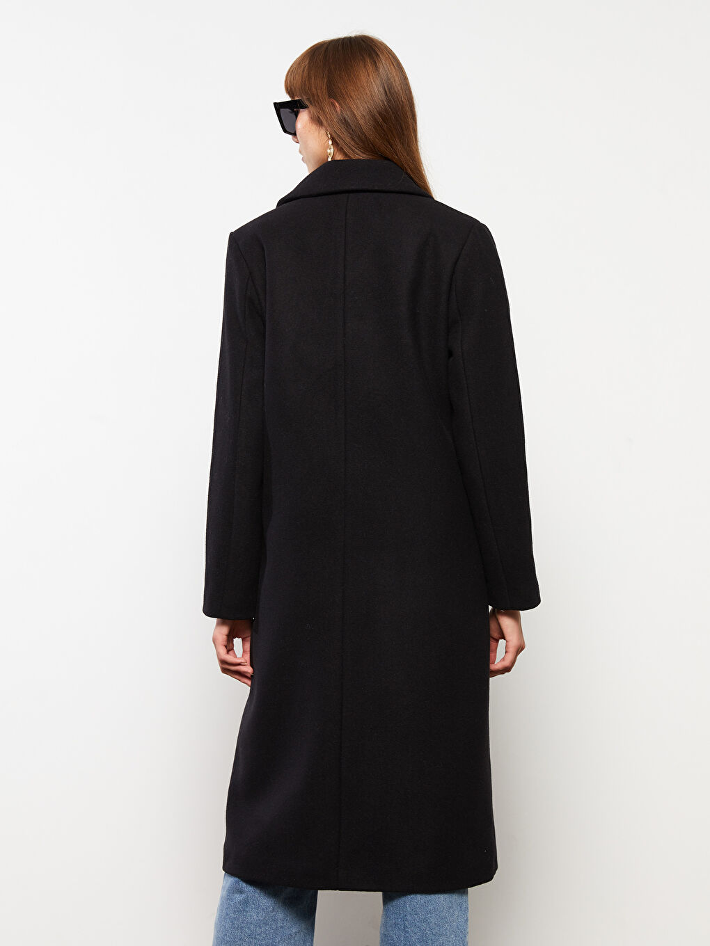 Jacket Collar Women's Cachet Overcoat-5