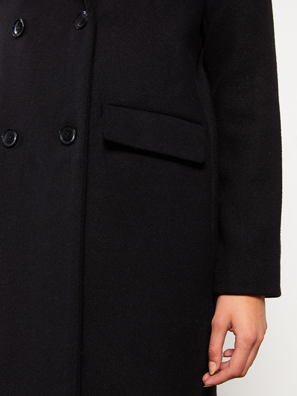 Jacket Collar Women's Cachet Overcoat-3