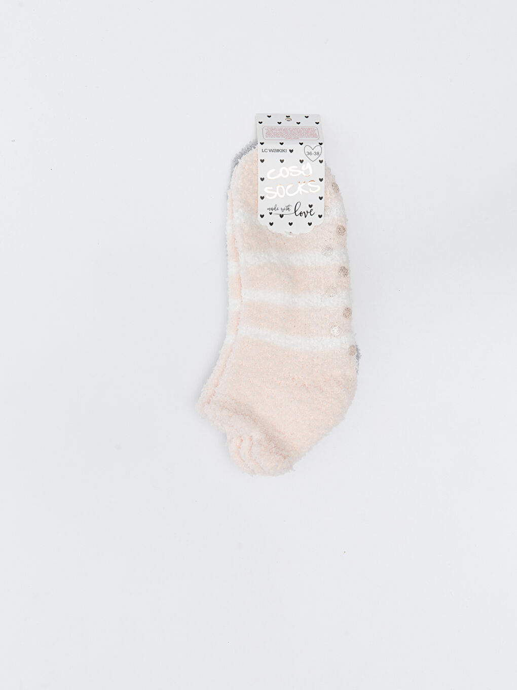 LCW DREAM Gestreifte Homewear-Socken für Damen, 2er-Pack -W22806Z8-J3N