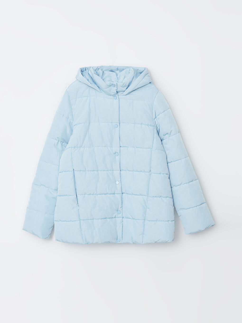 بالطو منتفخ سادة بكابوش للسيدات-6