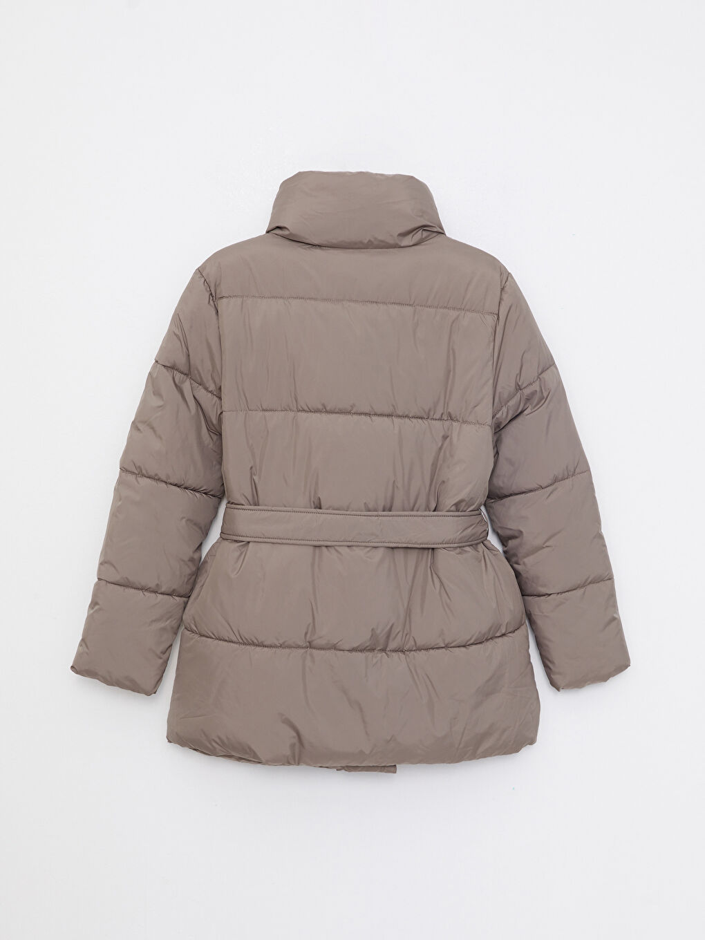 Turtle Neck Regular Long Sleeve Women's Puffer-7