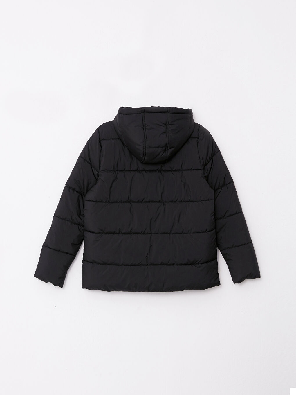 بالطو منتفخ سادة بكابوش للسيدات-7