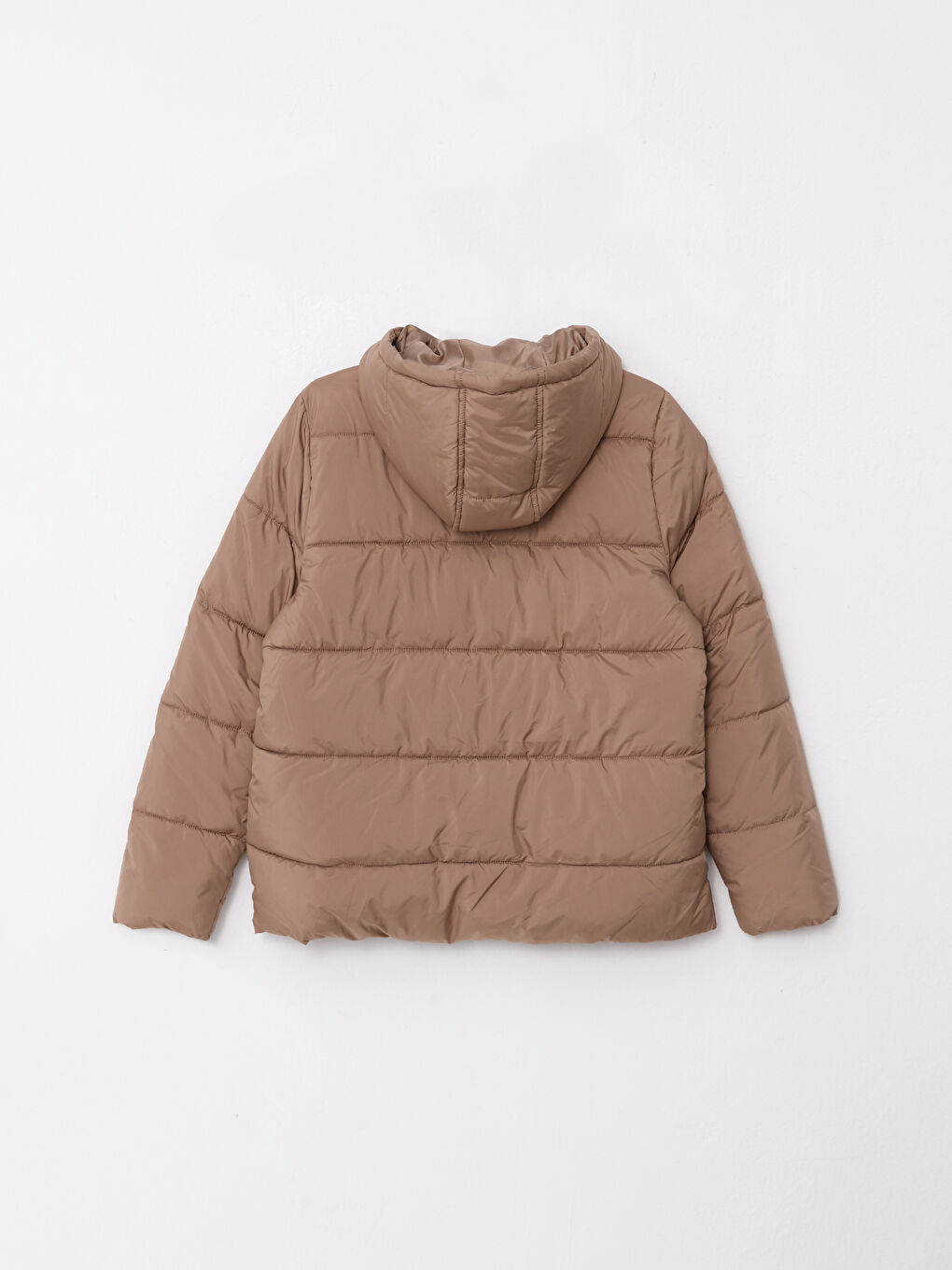 Žena BEŽ Puffer jakna/napuhana deblja jakna-8