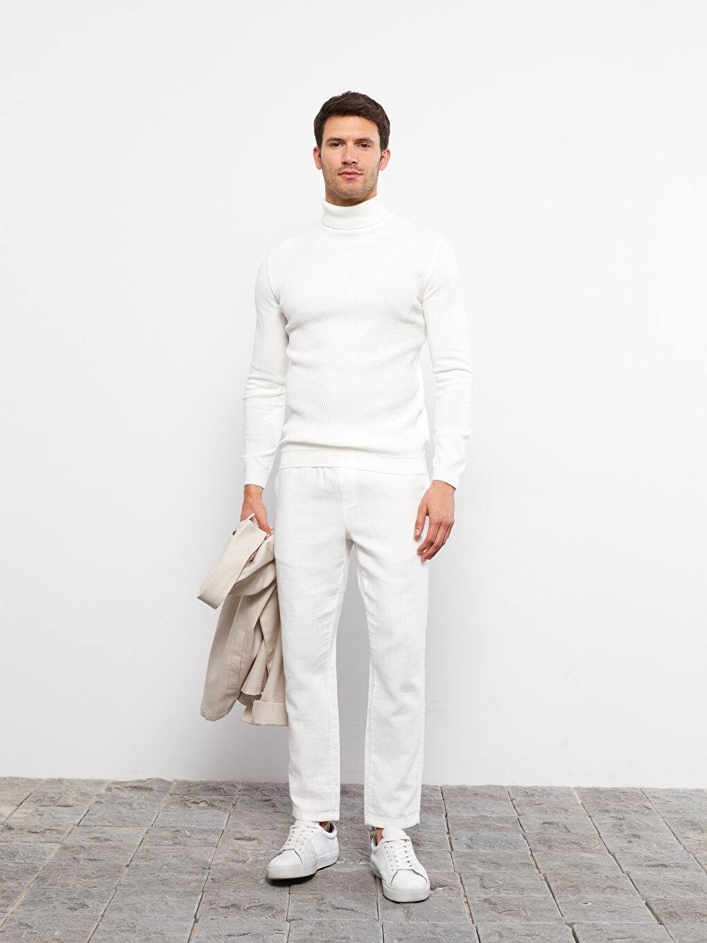 LCW Vision Rollkragen Langarm Herren Strickpullover -W22823Z8-J1F