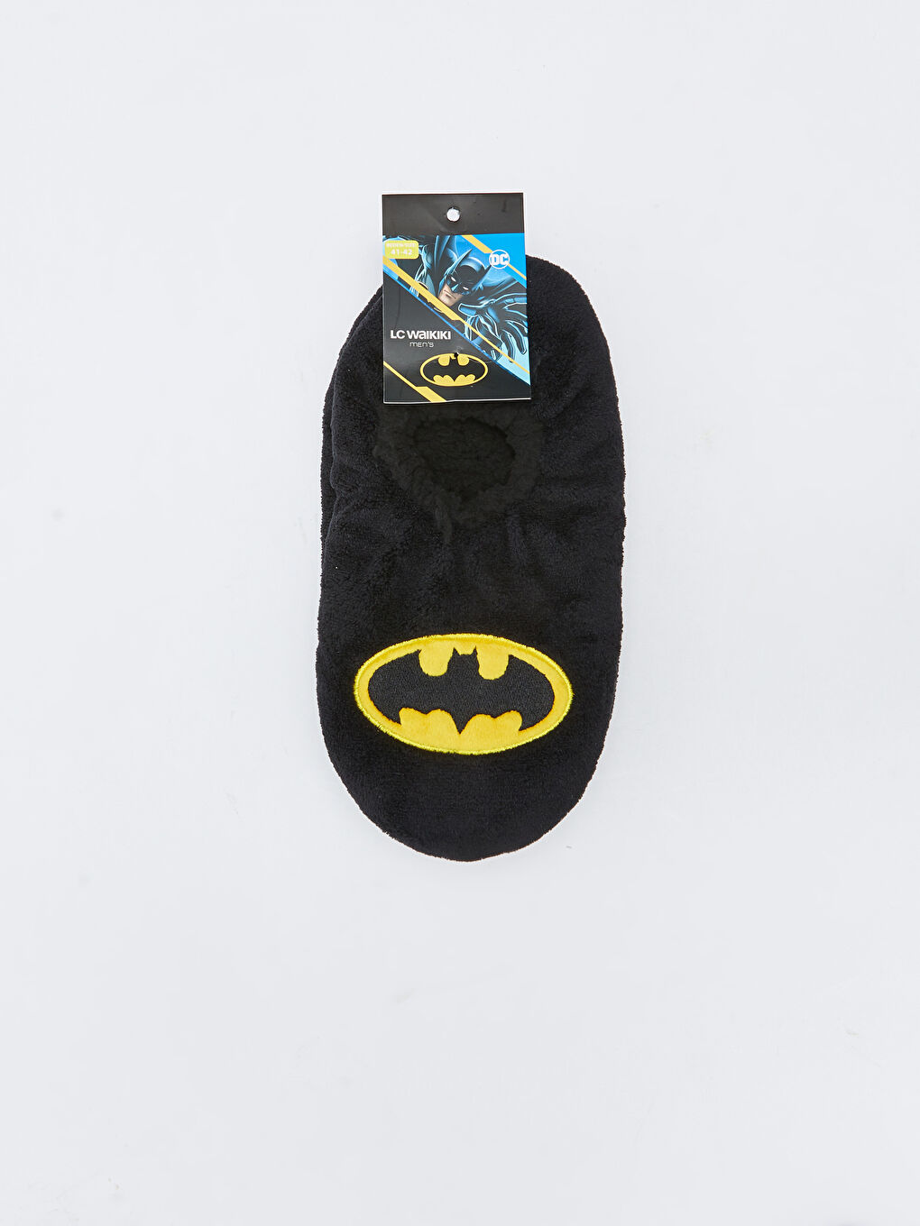 LCW ACCESSORIES Siyah Batman Baskılı Erkek Ev Çorabı