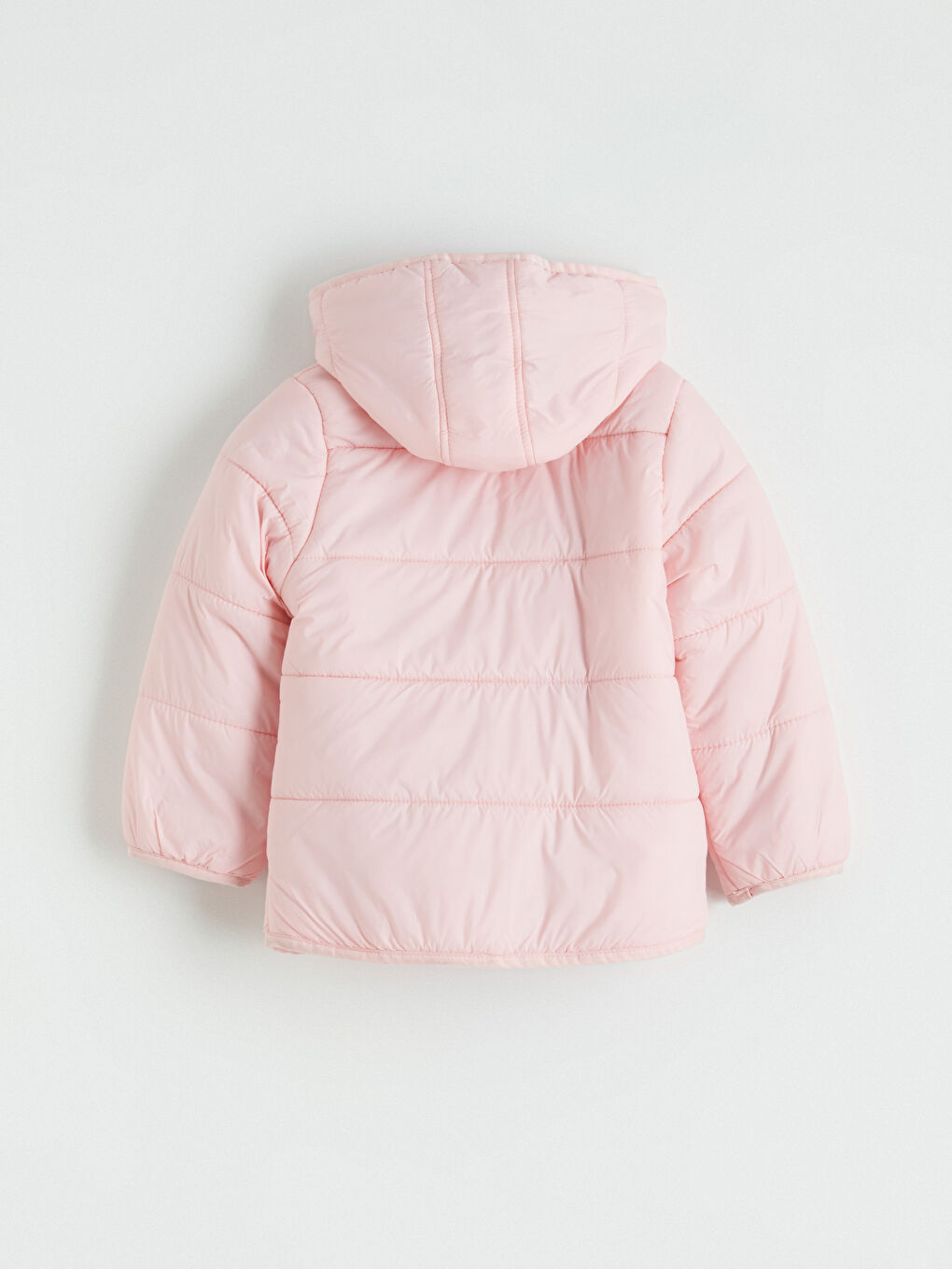 Girl PINK Puffer Coat-2