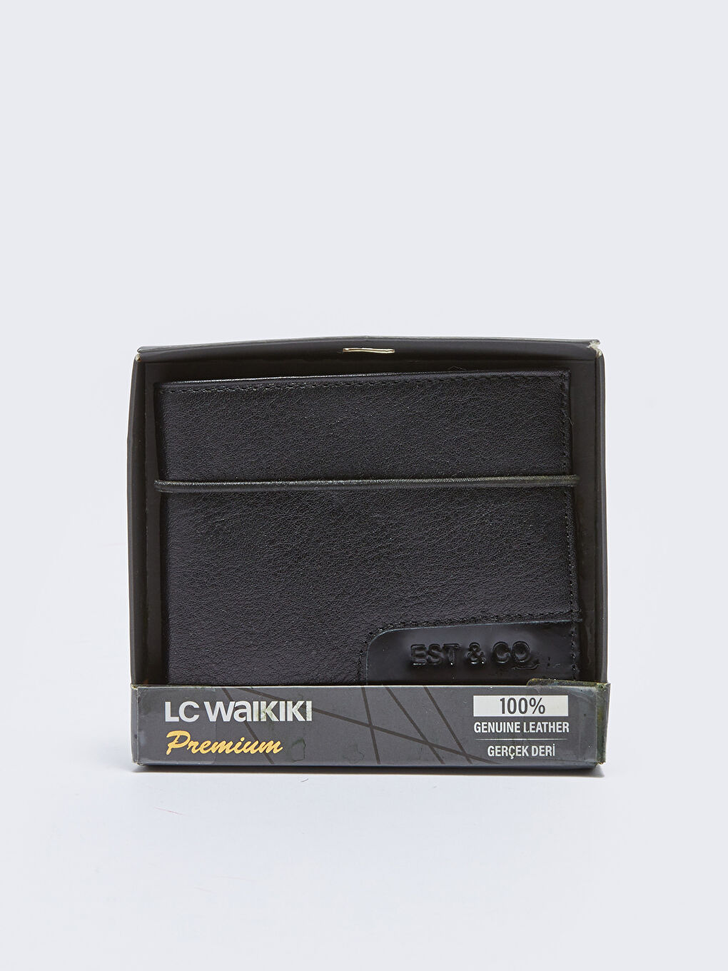 Siyah Hakiki Deri Erkek Cüzdan