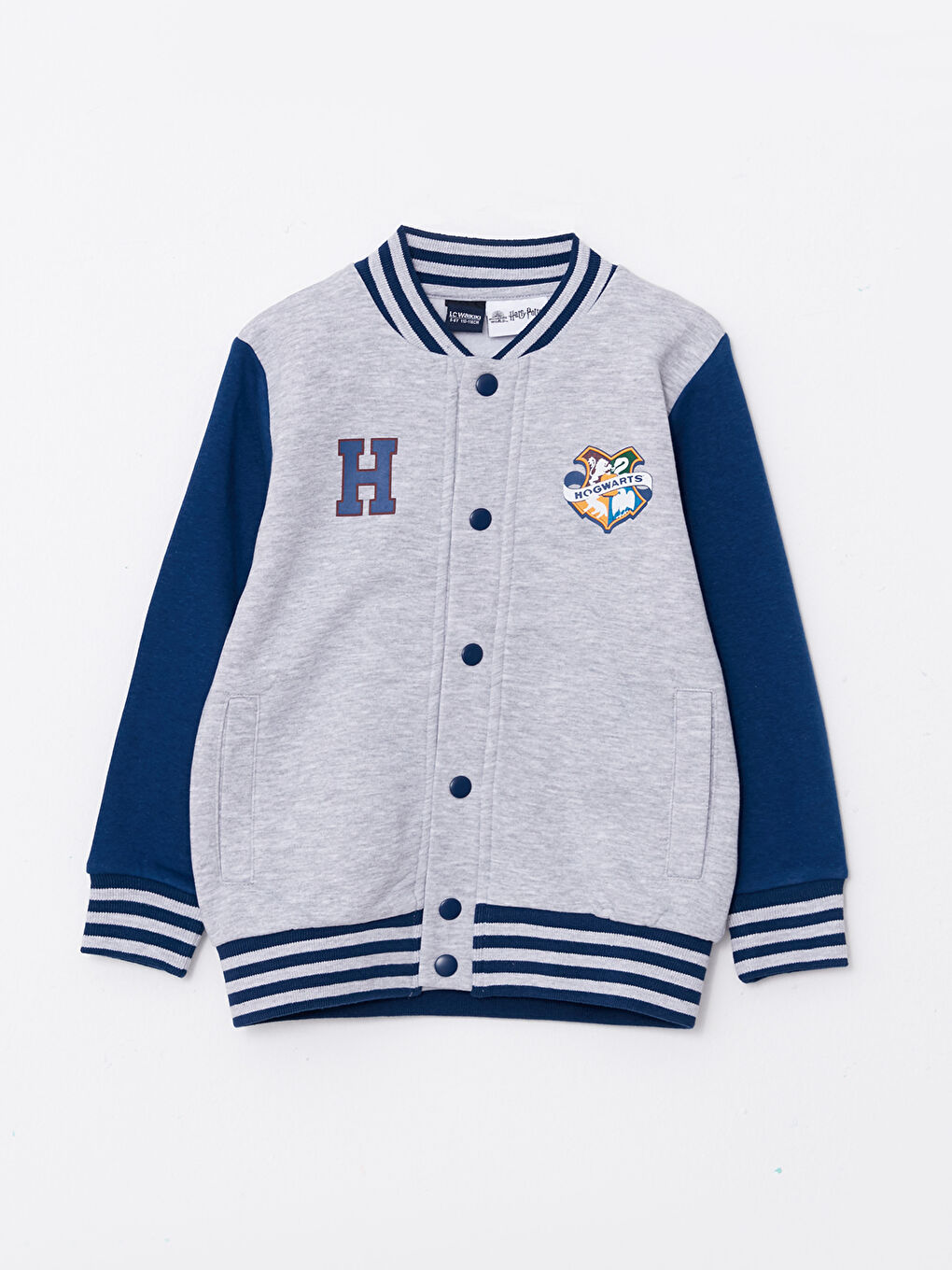 College Collar Harry Potter Printed Long Sleeve Boy Cardigan