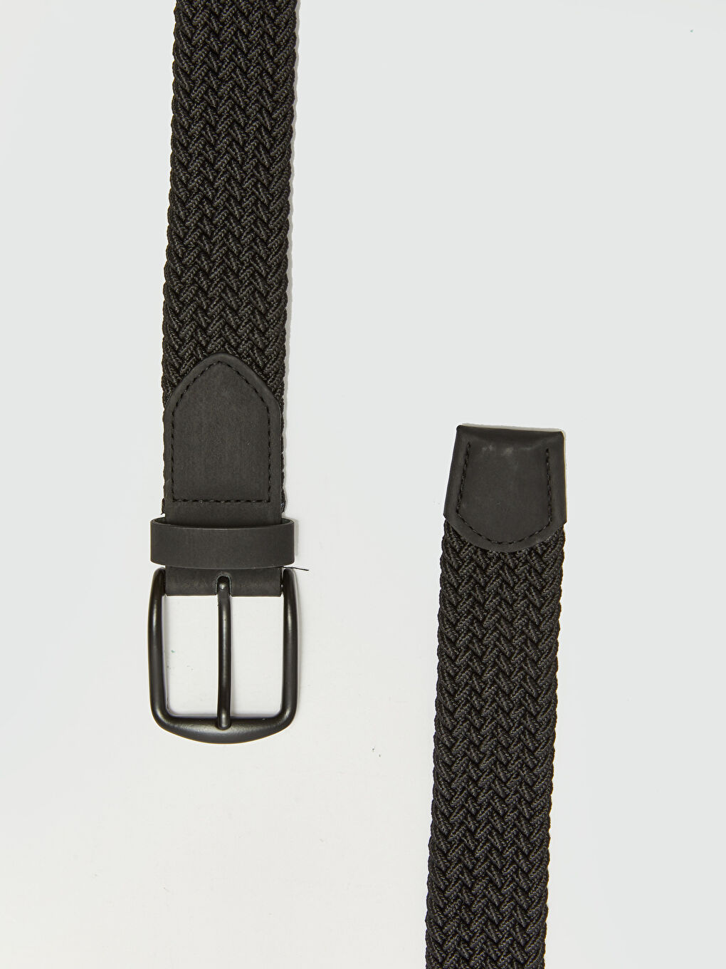 Siyah Örgü Erkek Kemer-2