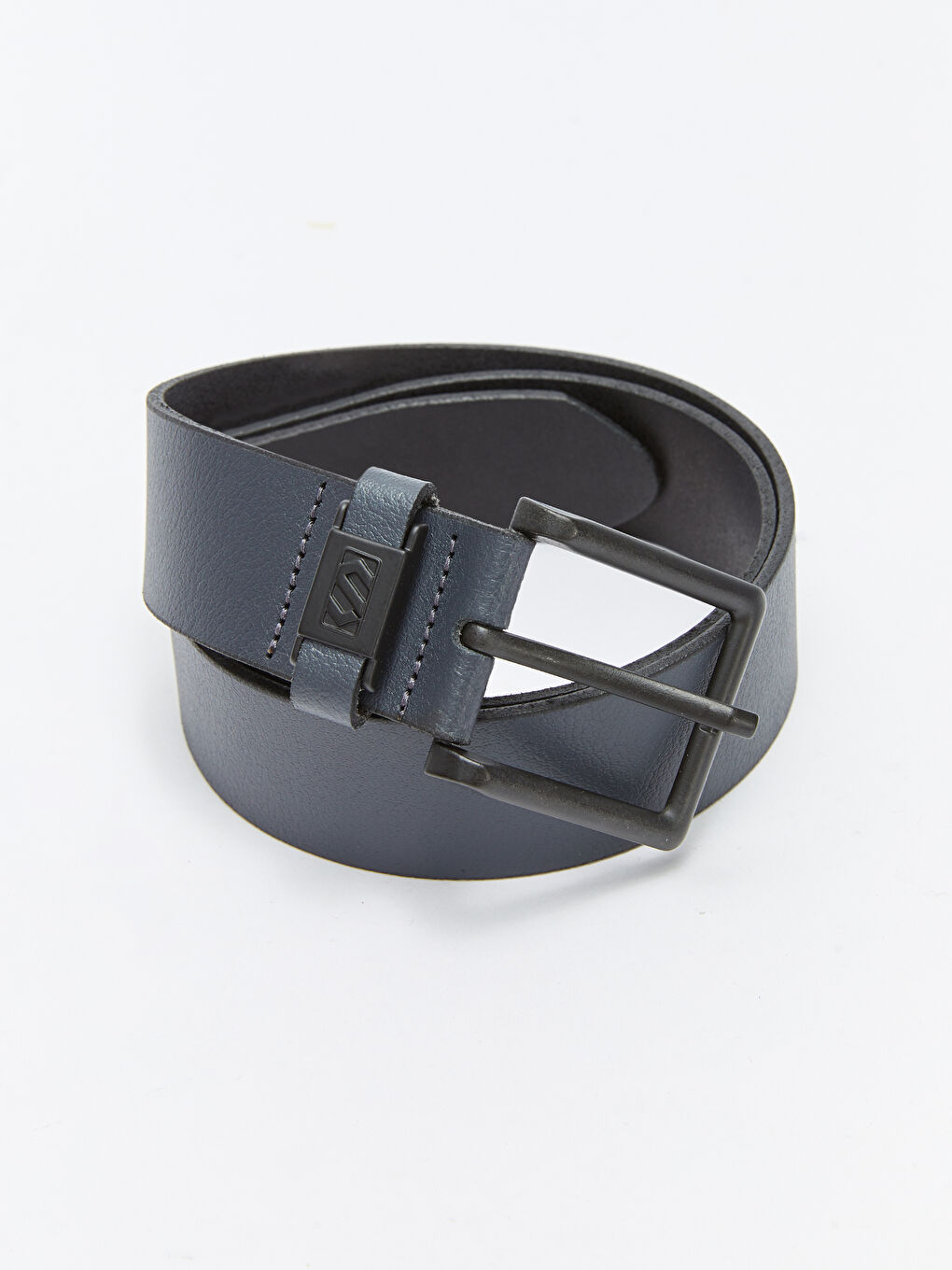 LCW ACCESSORIES Gri Hakiki Deri Erkek Kemer - 1