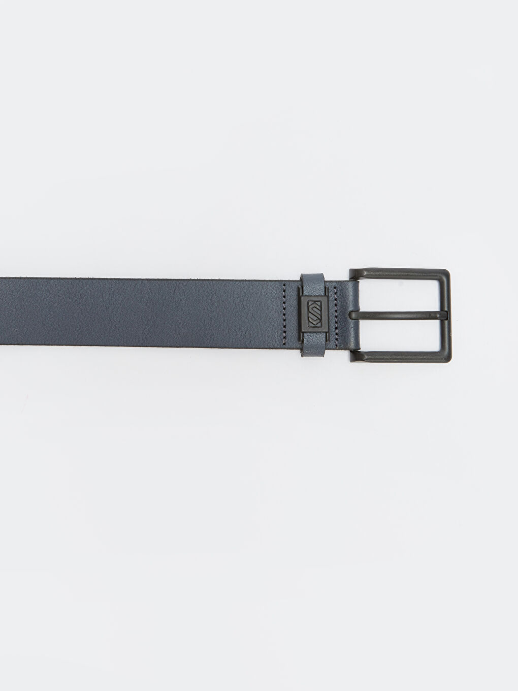LCW ACCESSORIES Gri Hakiki Deri Erkek Kemer - 2