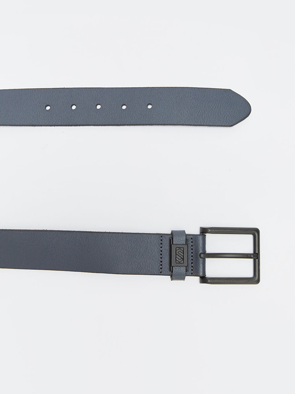 LCW ACCESSORIES Gri Hakiki Deri Erkek Kemer - 3