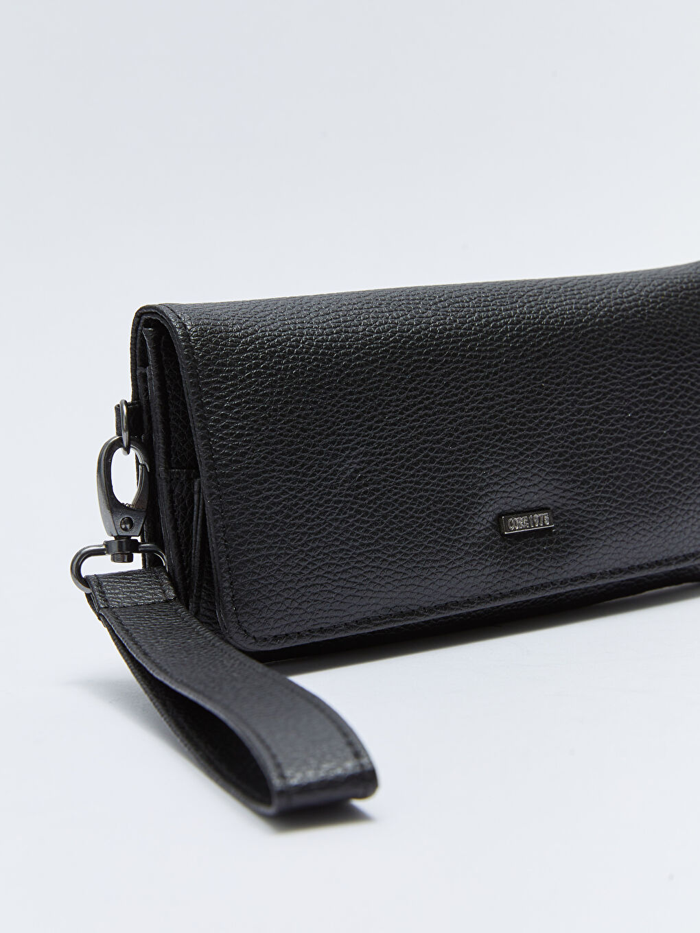 Siyah Deri Görünümlü Erkek Cüzdan-2