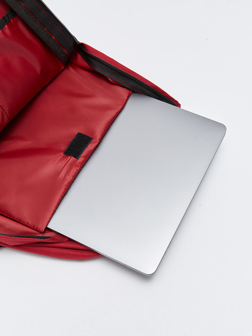 Bordo Etiket Baskılı Erkek Sırt Çantası-3