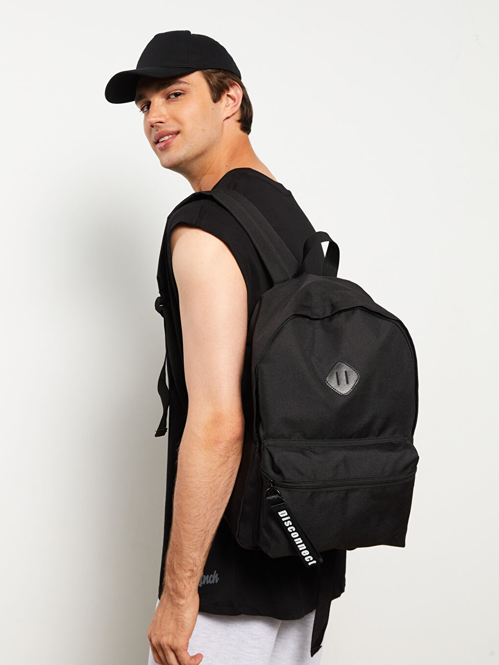 LCW ACCESSORIES Label Printed Men's Backpack -W22954Z8-HUC