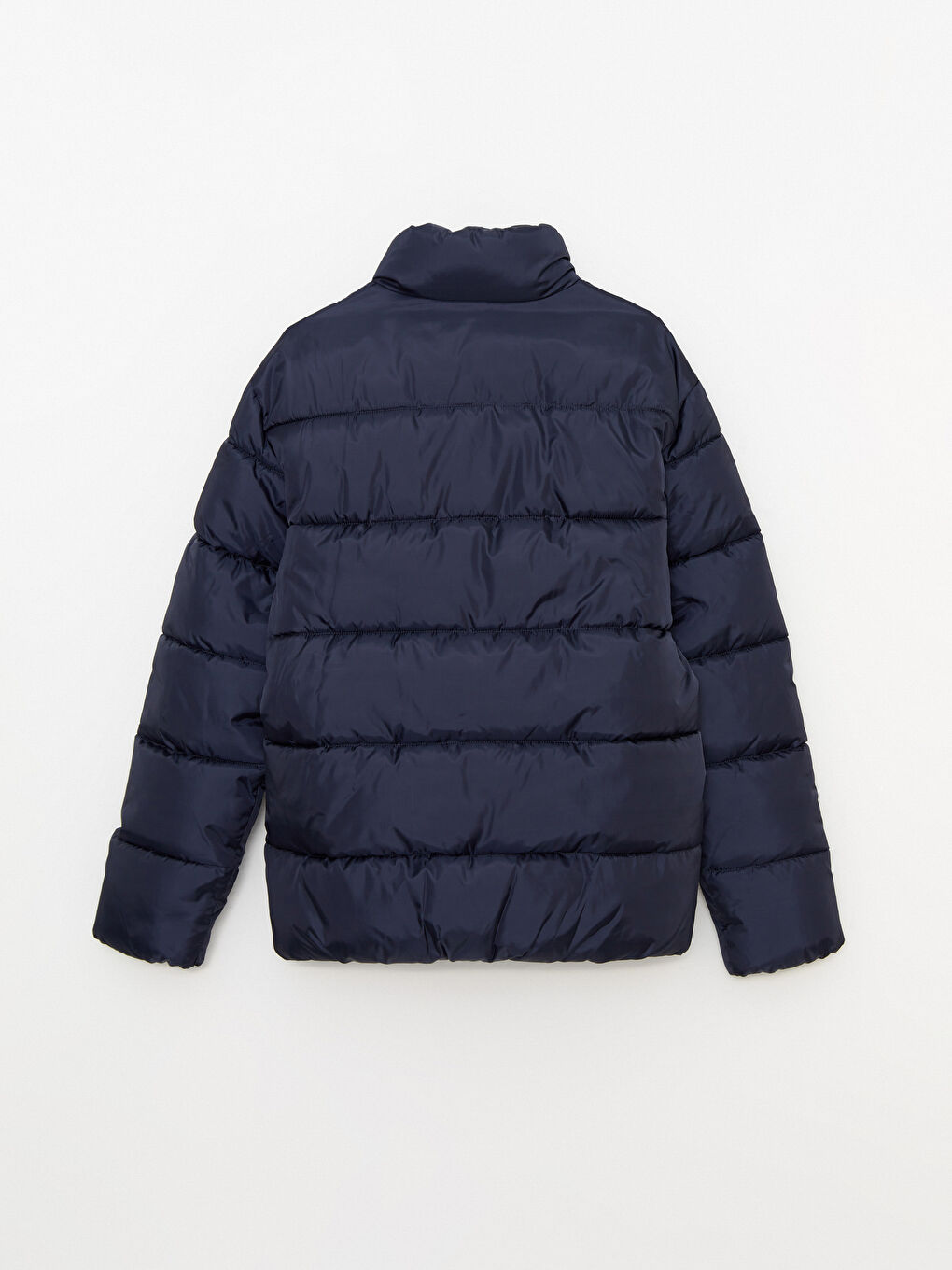 Standard Fit Funnel Neck Men's Puffer Coat-8