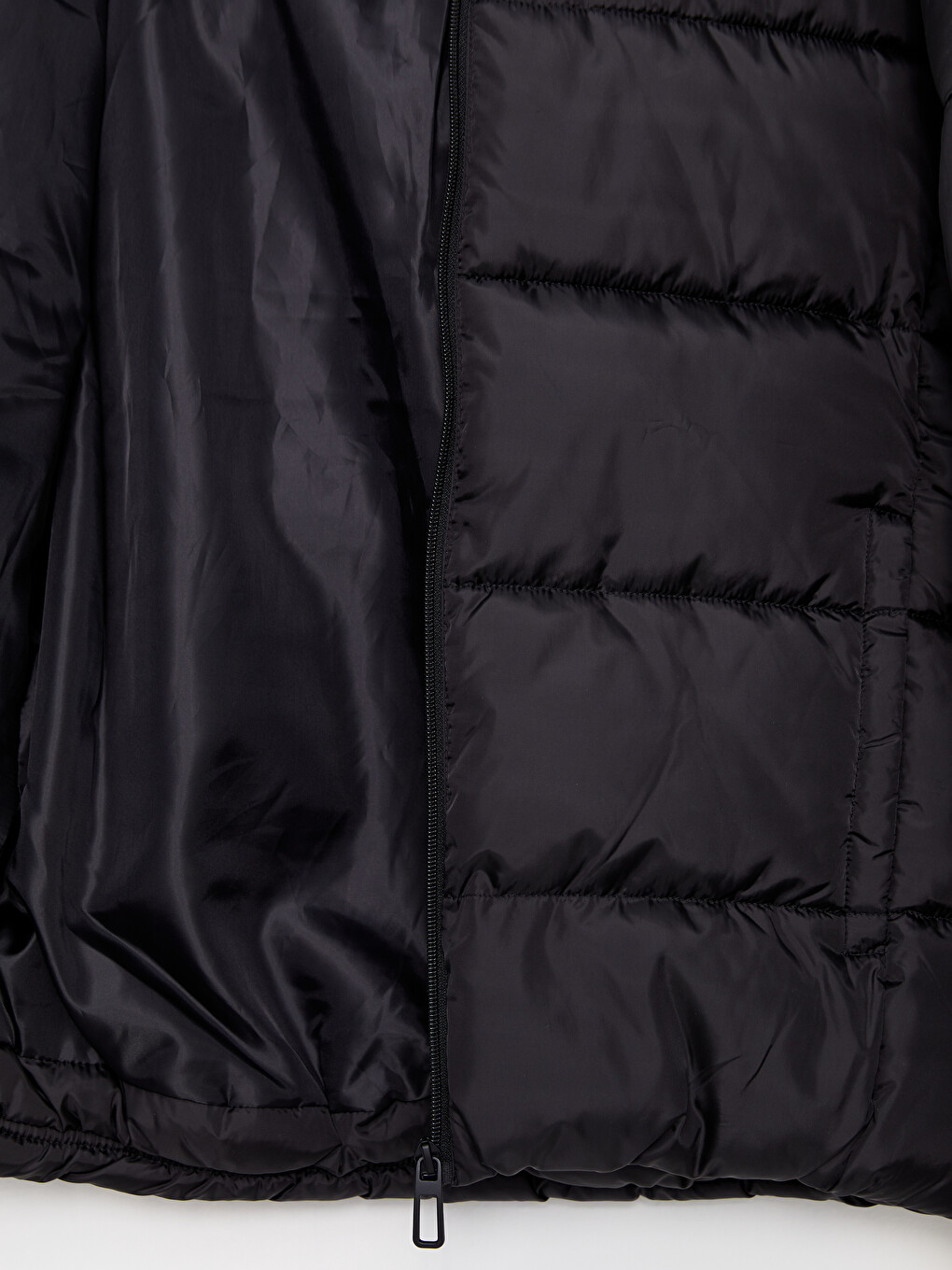 Standard Fit Funnel Neck Men's Puffer Coat-8