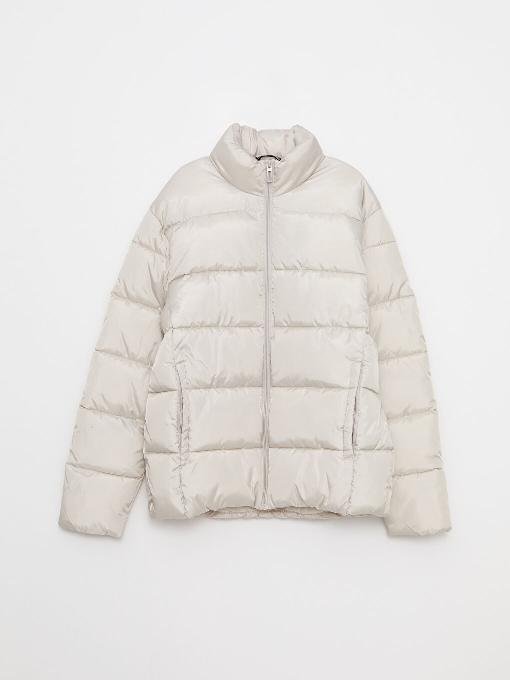 Standard Fit Funnel Neck Men's Puffer Coat-6