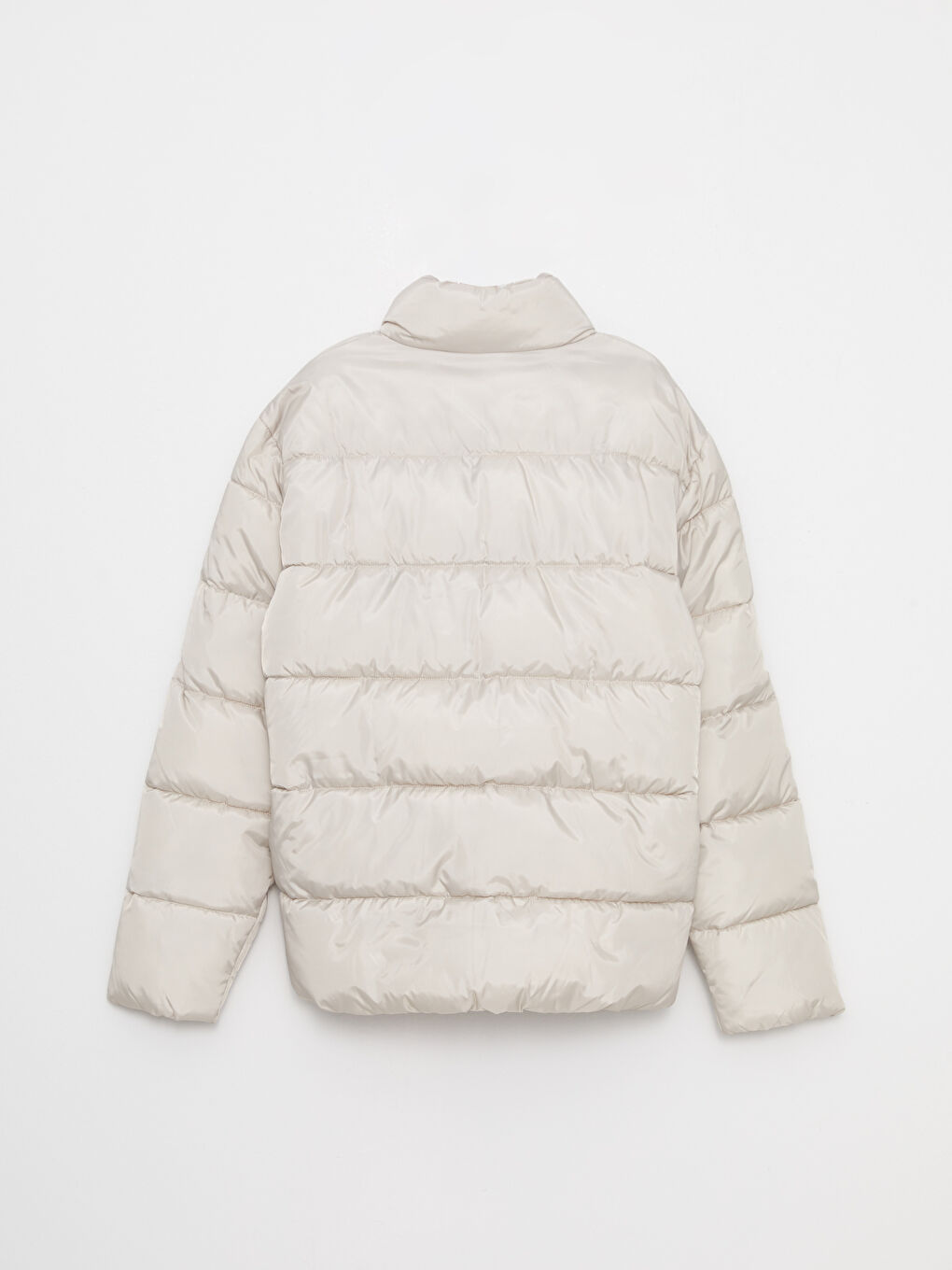 Standard Fit Funnel Neck Men's Puffer Coat-7