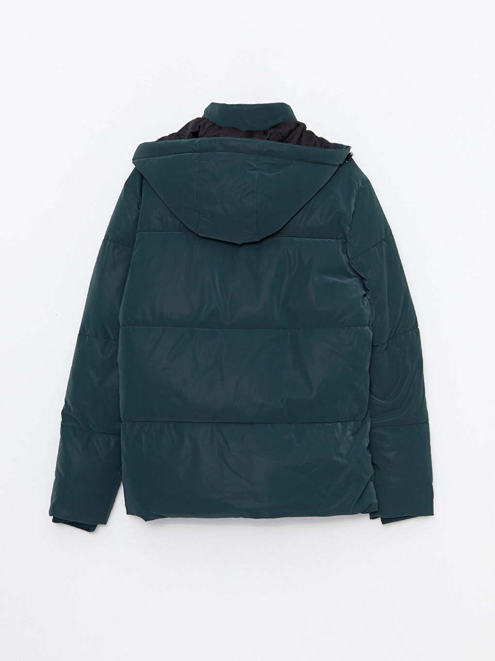 Palton Matlasată Pentru Bărbați Cu Glugă Croială Standard-8