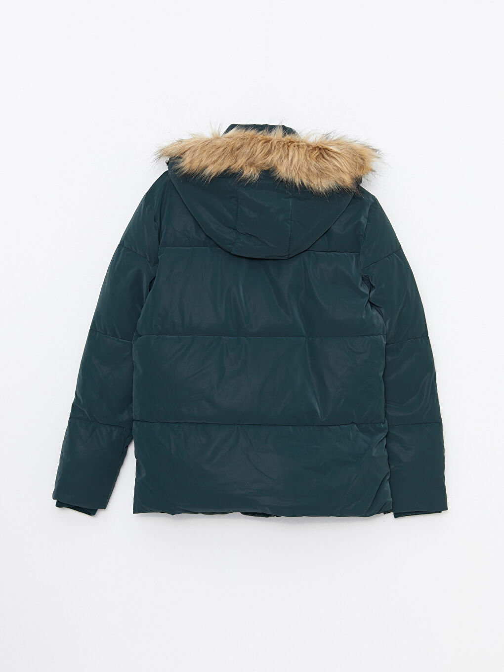 Palton Matlasată Pentru Bărbați Cu Glugă Croială Standard-9