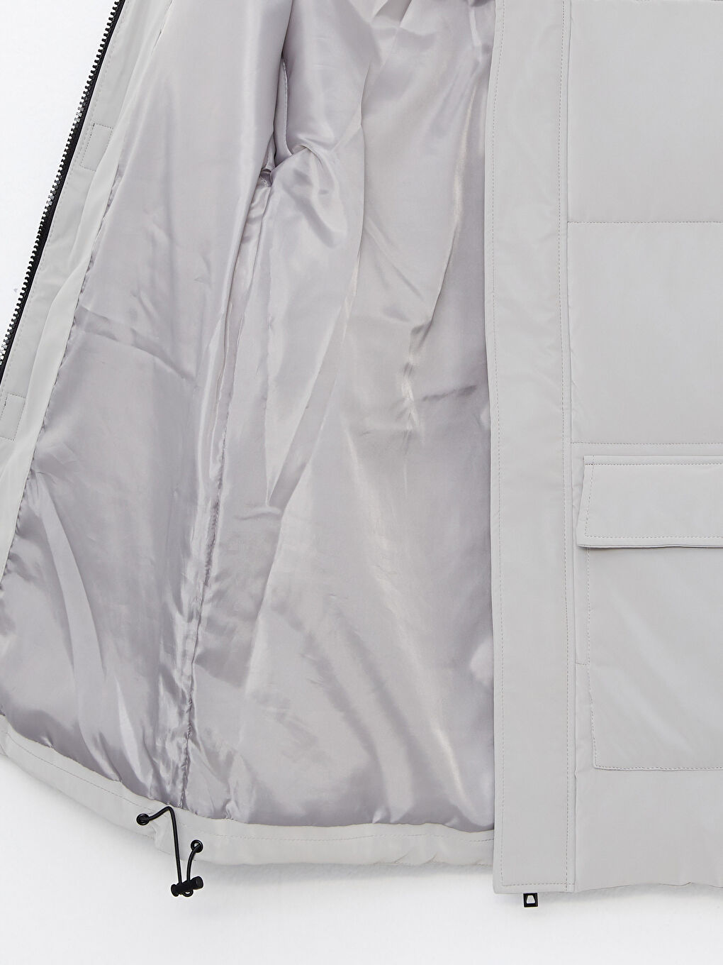 Geacă Matlasată Standard Fit cu Guler Tip Pâlnie pentru Bărbați-6