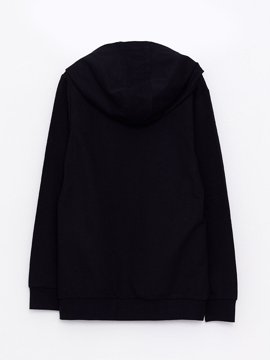 Siyah Kapüşonlu Marvel Baskılı Uzun Kollu Erkek Çocuk Sweatshirt-1