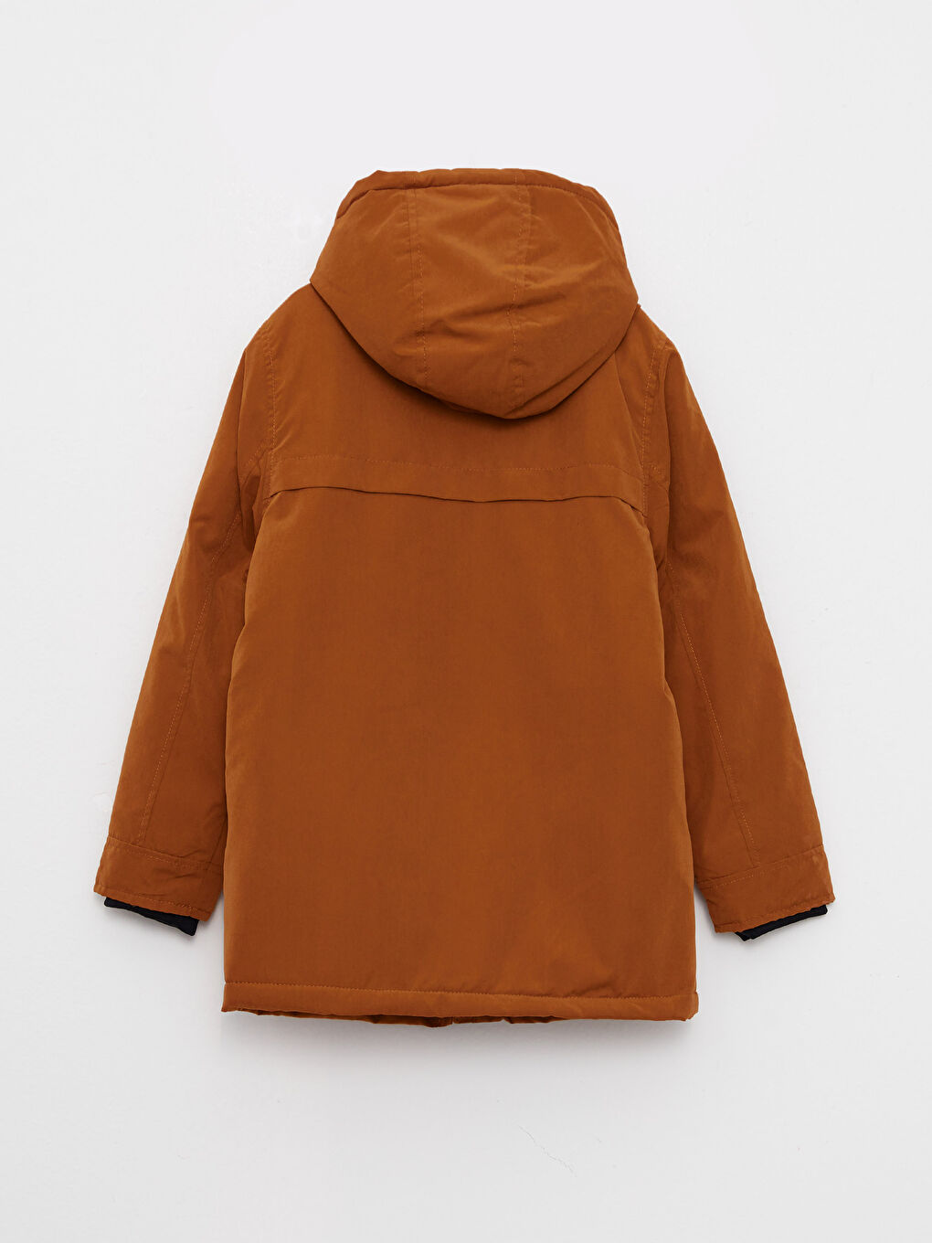 LCW Kids Hooded Basic Boy Coat -W23073Z4-H4M