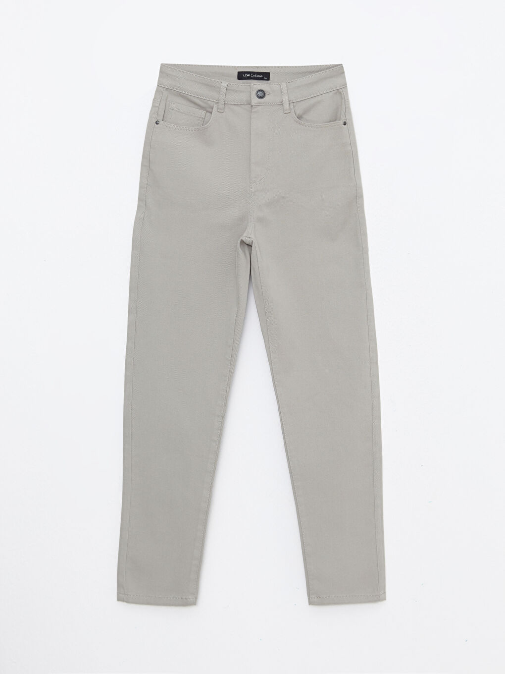 بنطلون نساء عادي الجيب مفصل مبرد-5