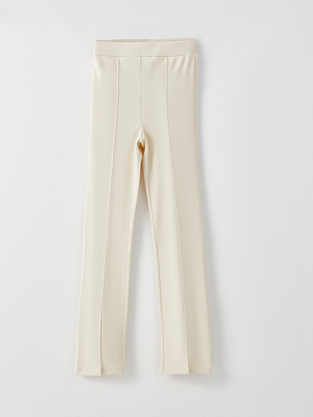 Women's Slim Fit Plain Trousers-5