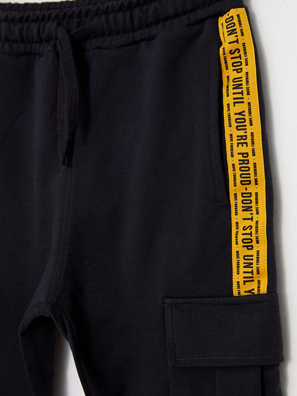 Серпімді белдік принтті ұлдарға арналған джоггер спорттық шалбары-2