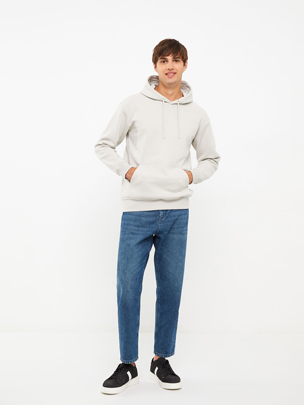XSIDE Langarm Herren Dicke Kapuzenpullover -W23123Z8-SHE