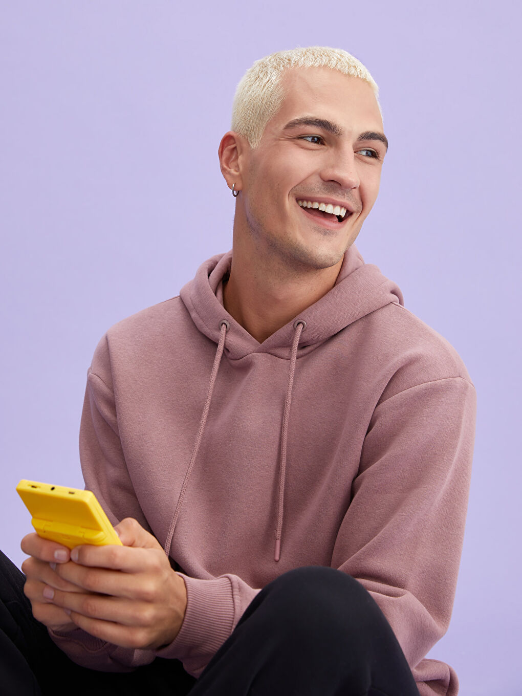 Hanorac Gros cu Mânecă Lungă pentru Bărbați