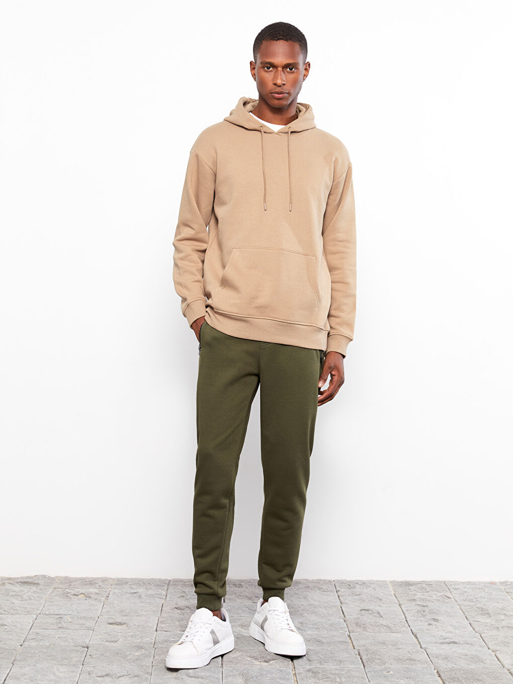 XSIDE Langarm Herren Dicke Kapuzenpullover -W23123Z8-RBZ