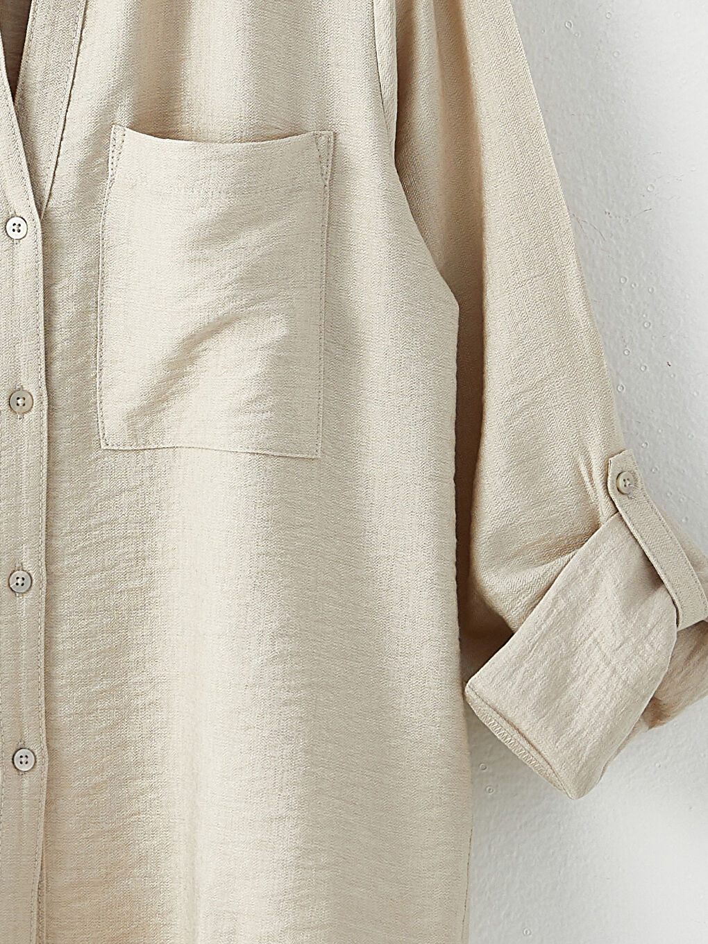 Рубашка с пуговицами, стандартная, с длинным рукавом, для женщин-8